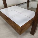 Vintage coffee table double trays