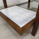 Table basse vintage double plateaux