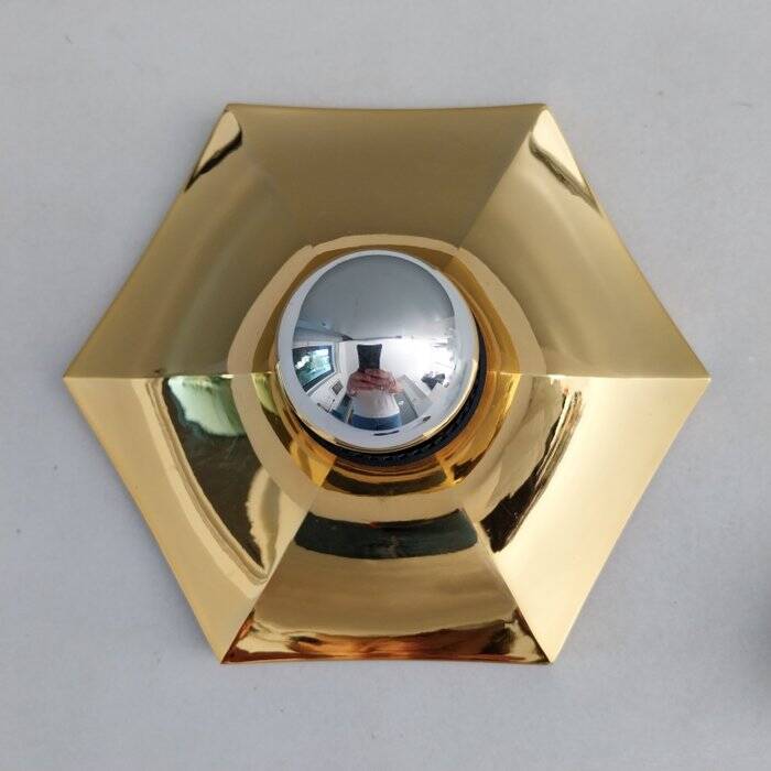 Cloe Italian wall lamp by Fosnova, 1980s
