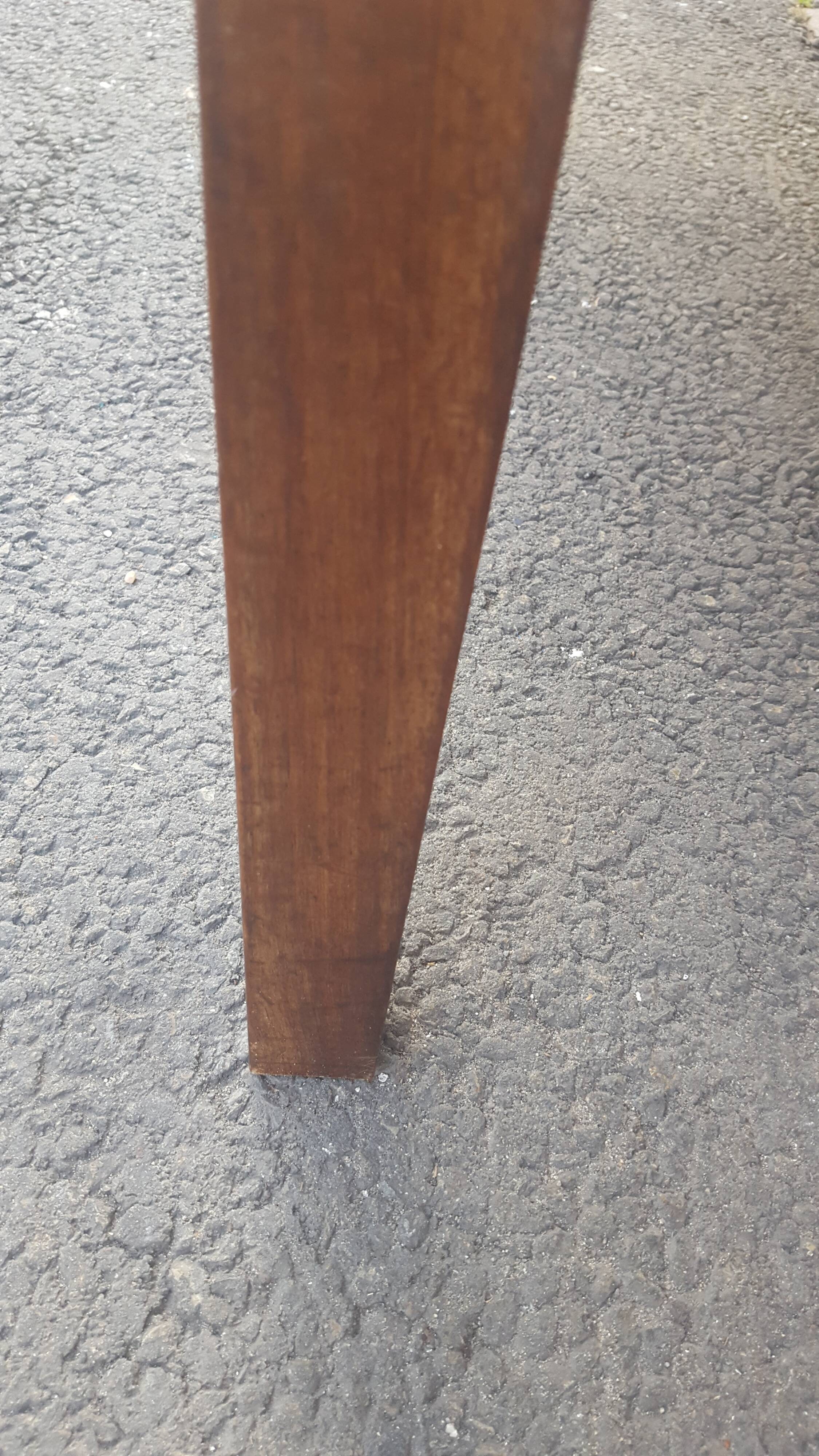 Farm table coffee table with drawers