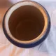 Vintage ceramic vase West Germany - Scheurich 638-20 cobalt blue