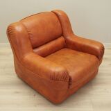 Orange armchair, Italian design, 1970s, manufacturer: Mimo Padova