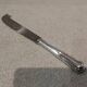 Cheese knife with silver-plated metal handle, silversmith Ercuis Valencay