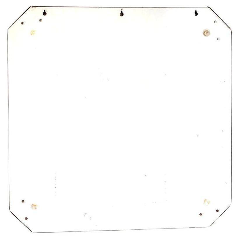 Miroir mural Space Age, Valenti Italie, années 1970