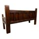 Antique Spanish Oak Bench – Traditional Pegged Construction