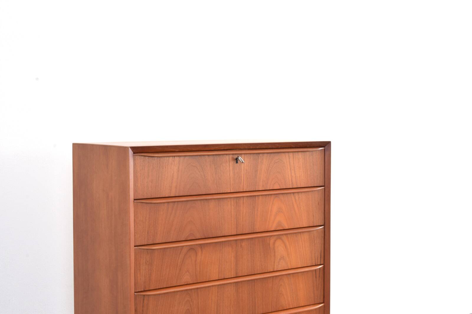 Mid-Century Danish Teak Chest of Drawers, 1960s.