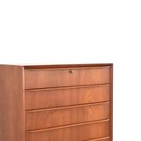 Mid-Century Danish Teak Chest of Drawers, 1960s.