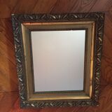 Miroir en bois doré  58x51cm