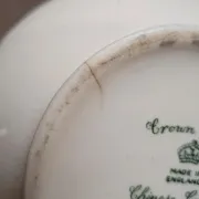 Vintage teapot and milk jug set Crown Ducal Chinese Garden – England