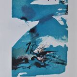 ZAO Wou-Ki: The Abyss, Woodcut