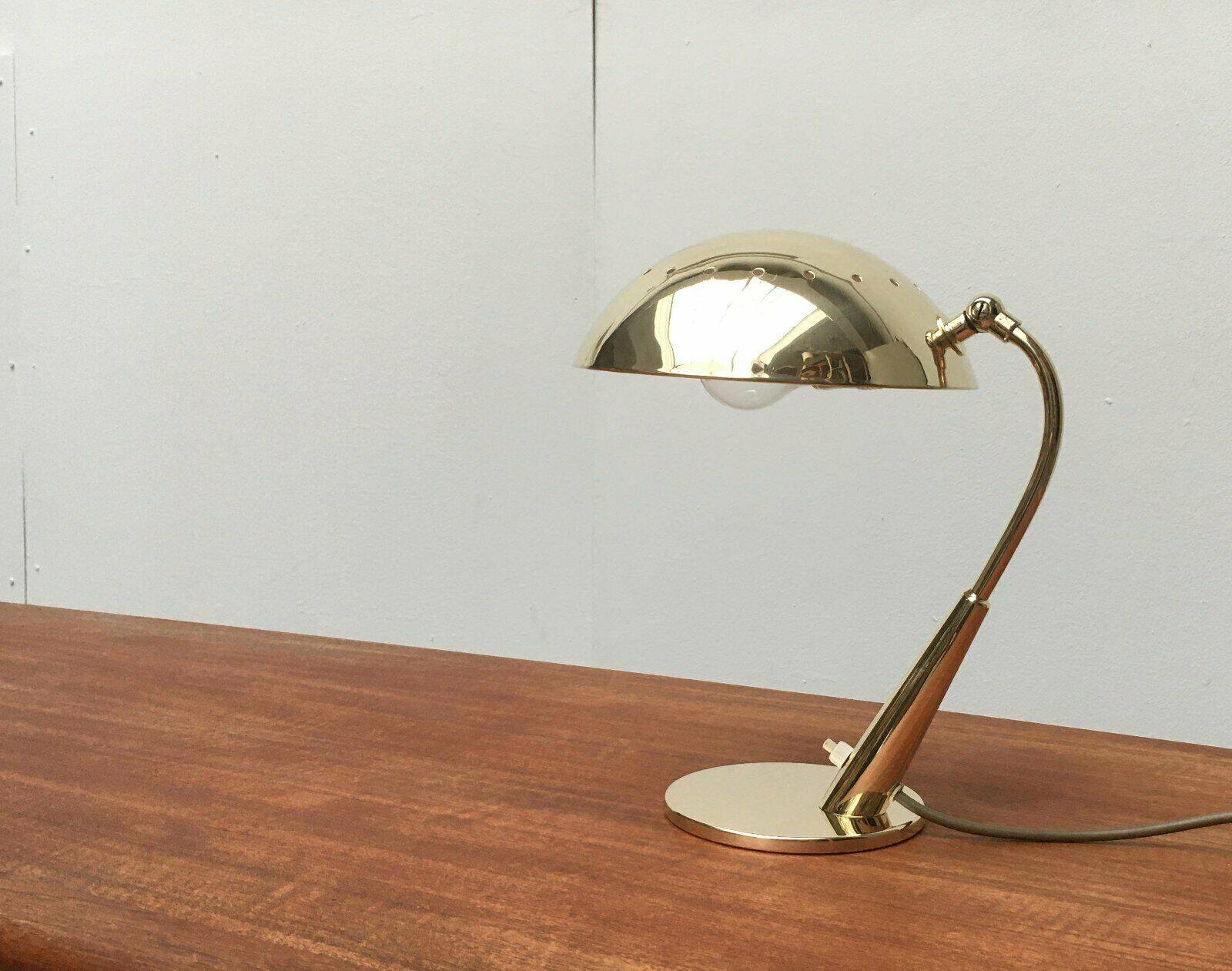 Mid-century German brass table lamp by Cosack.