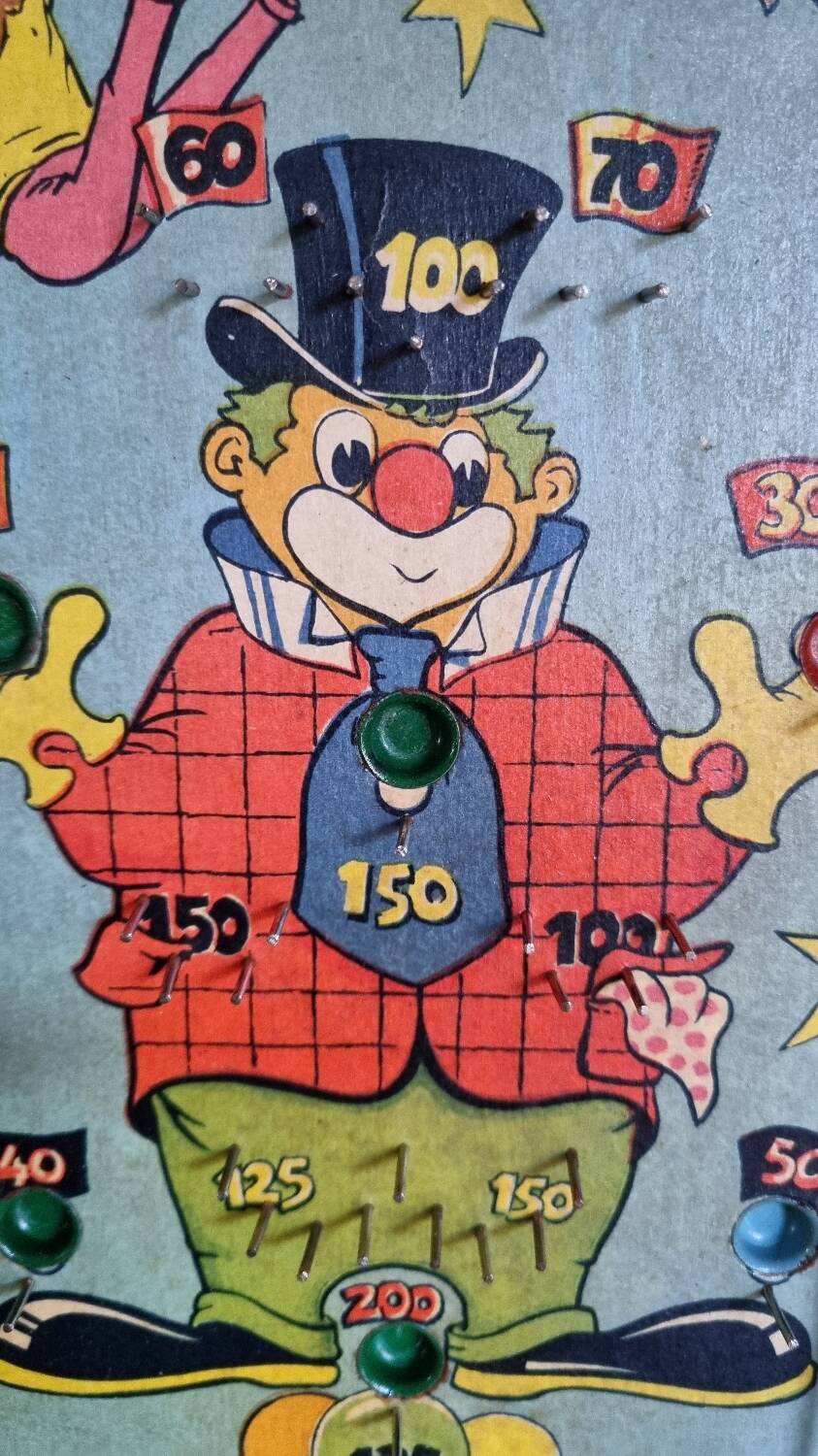 Jeu jouet ancien flipper avec sa boîte d'origine