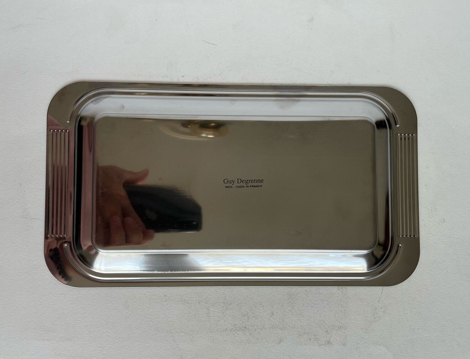 Guy Degrenne stainless tray