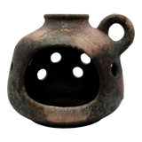 1970s organic modern ceramic oil chimney, Ruscha Art, Germany