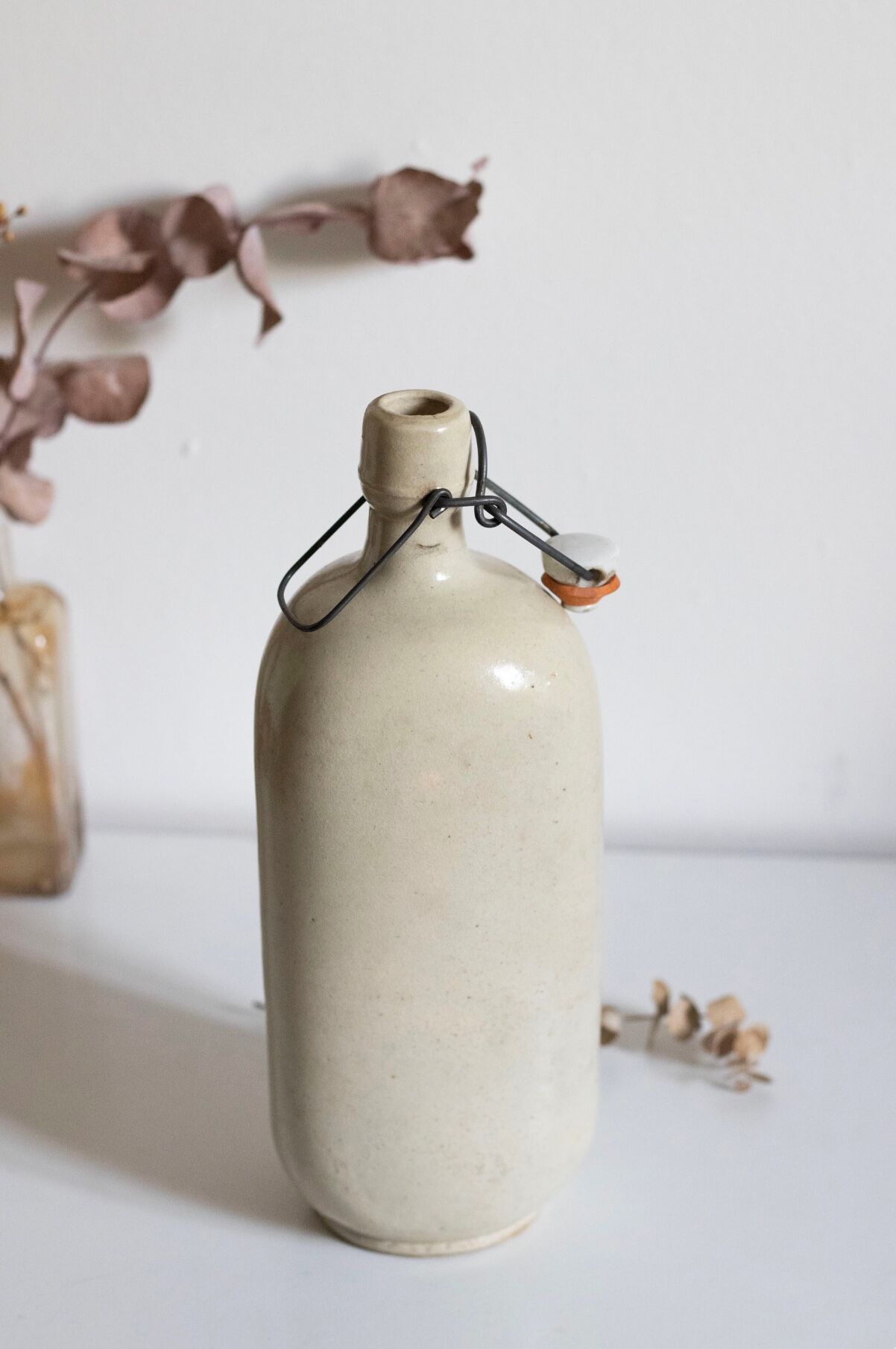 Old sandstone bottle