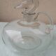 Carafe en verre canard
