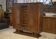 Brutalist display cabinet in oak by Charles Dudouyt, 1940s.