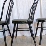 Vintage Bentwood Dining Chairs - Set of 4 Ligna Style - 1980s Yugoslavia