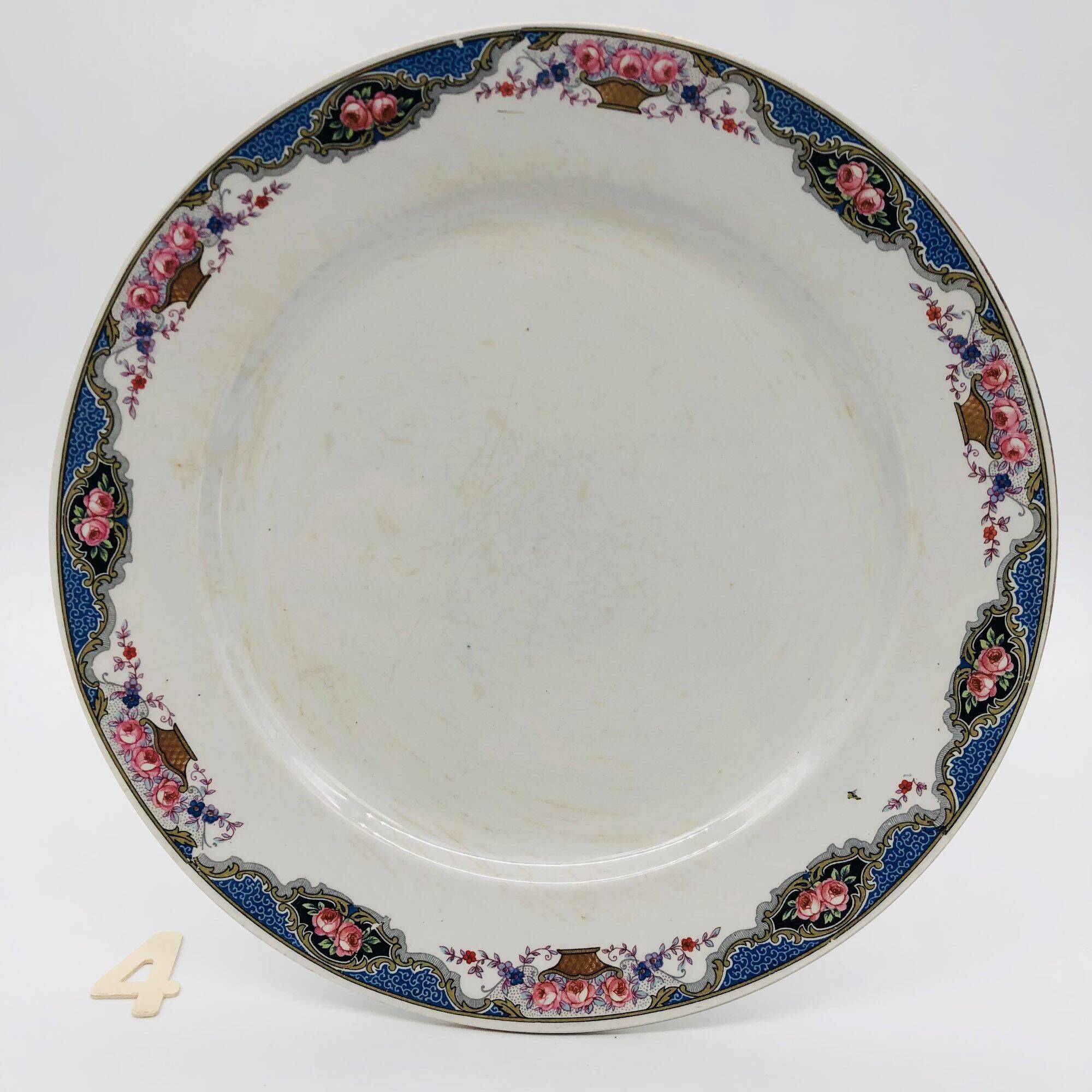 6 Flat Plates "Sarreguemines & Digoin"