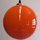 Orange opaline ball pendant from the 60s/70s