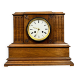 Pendule en noyer époque Napoléon III vers 1880