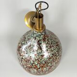 Lustre en verre de Murano incrusté de murines