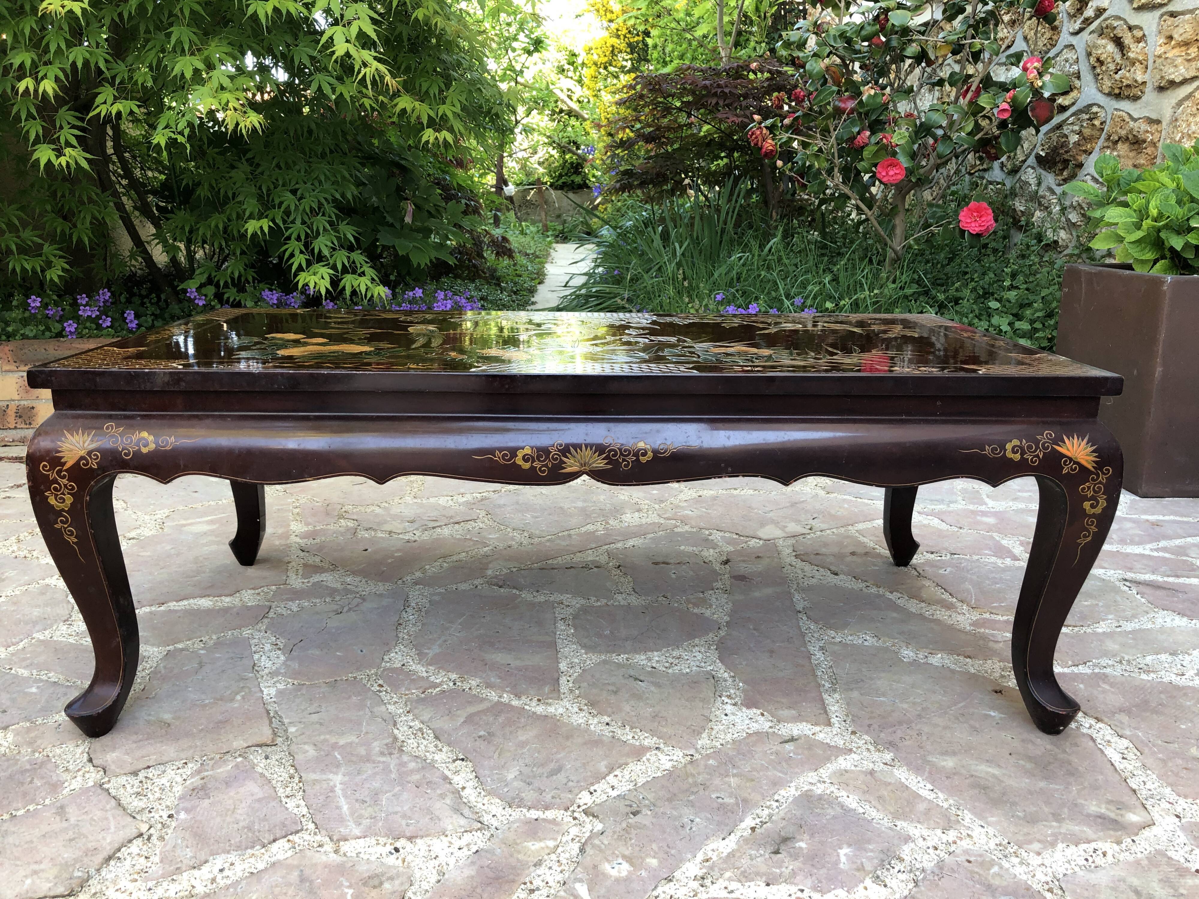 Asian-style coffee table