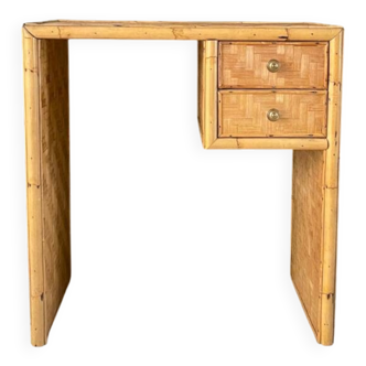 Bamboo and rattan desk, Dal Vera, 1960