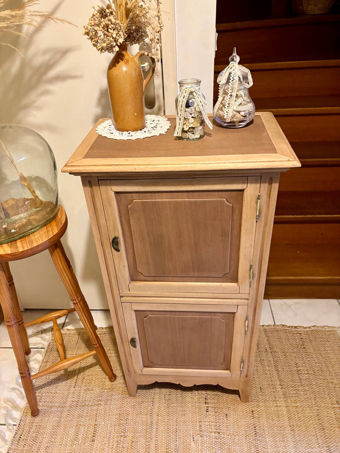 Small wooden wardrobe