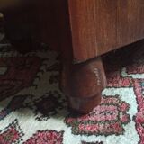 Art Deco style bedside table in marble