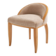 André Arbus chaise de coiffeuse en sycomore velours de mohair 1934
