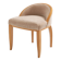 André Arbus chaise de coiffeuse en sycomore velours de mohair 1934