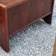 Pair of modernist art deco rosewood bedside tables from the 30s