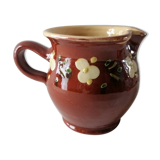 Glazed terracotta Savoy milk jug