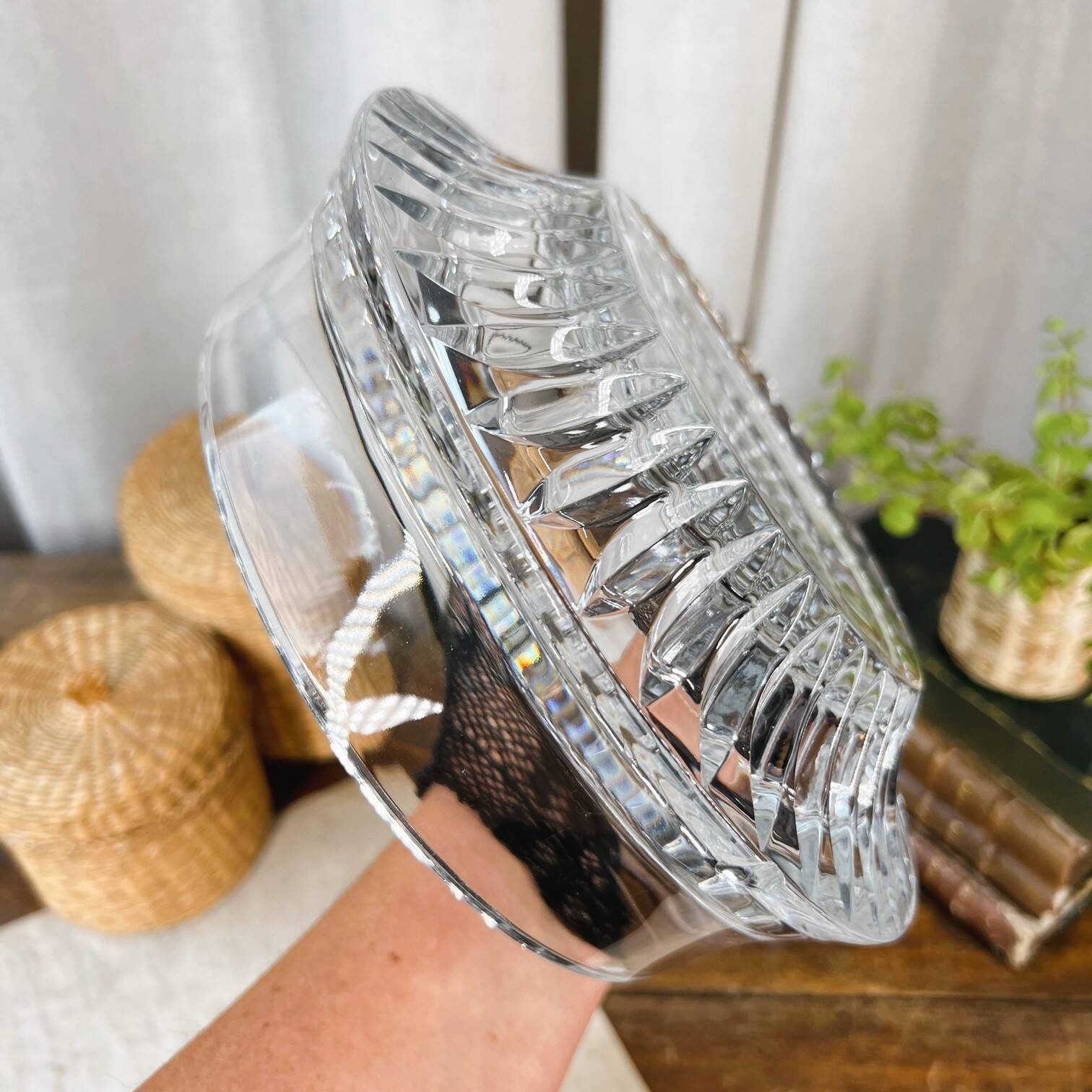 Large Nachtmann “Europa” crystal bowl