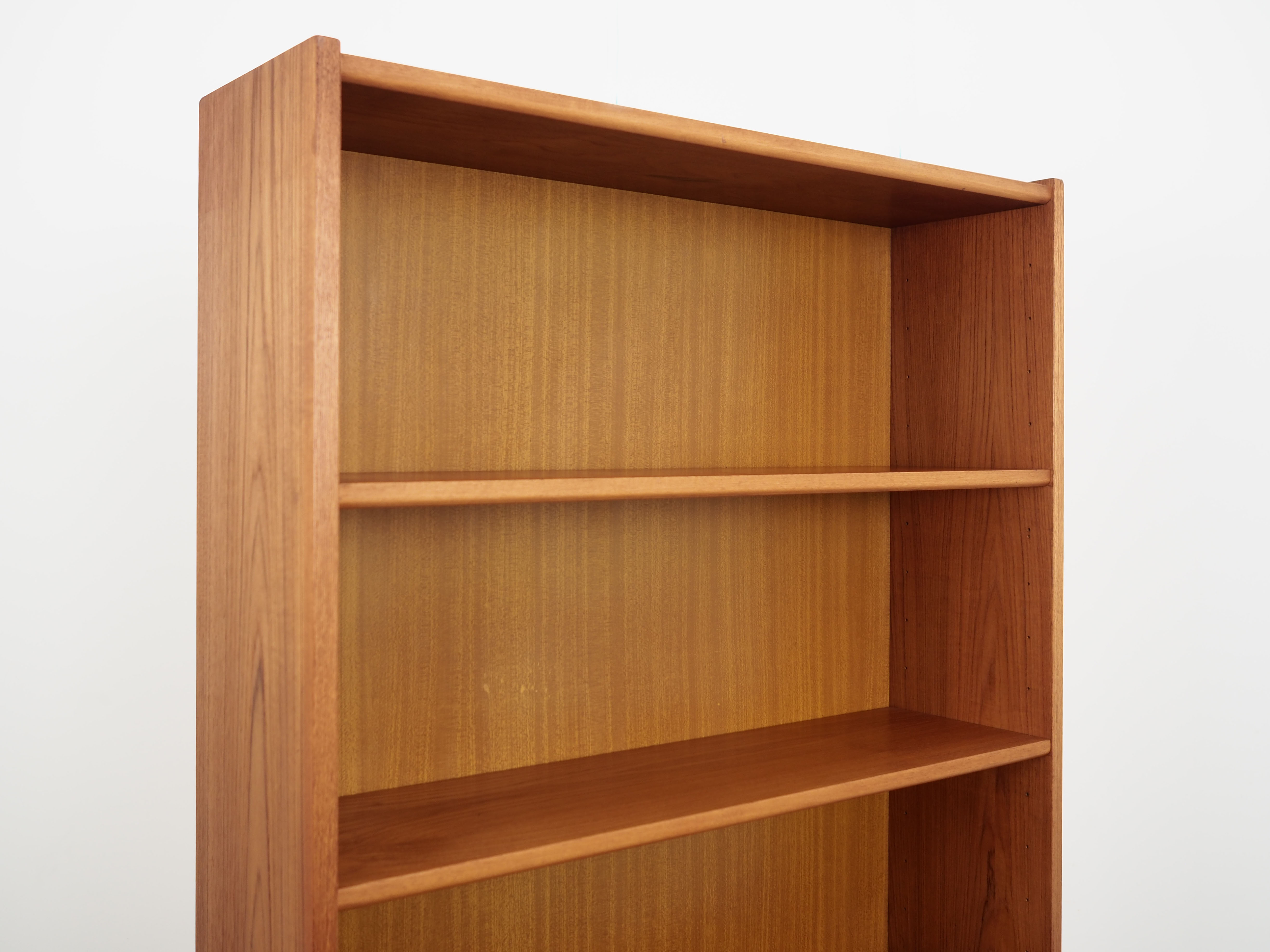Teak bookcase, Danish design, 1960s, production Denmark