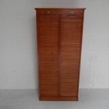 Vintage filing cabinet with roller shutters
