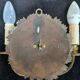 Paire d'appliques soleil en bronze Maison Charles
