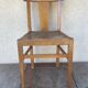 Series of 3 chairs old bistrot 60s vintage
