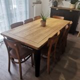 Set of 10 Thonet bistro chairs