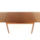 Rectangular Danish Extendable Dining Table 'Ahrus'  mid centuty modern teak