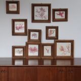 True alguier in walnut frame France 1960