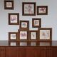 True alguier in walnut frame France 1960