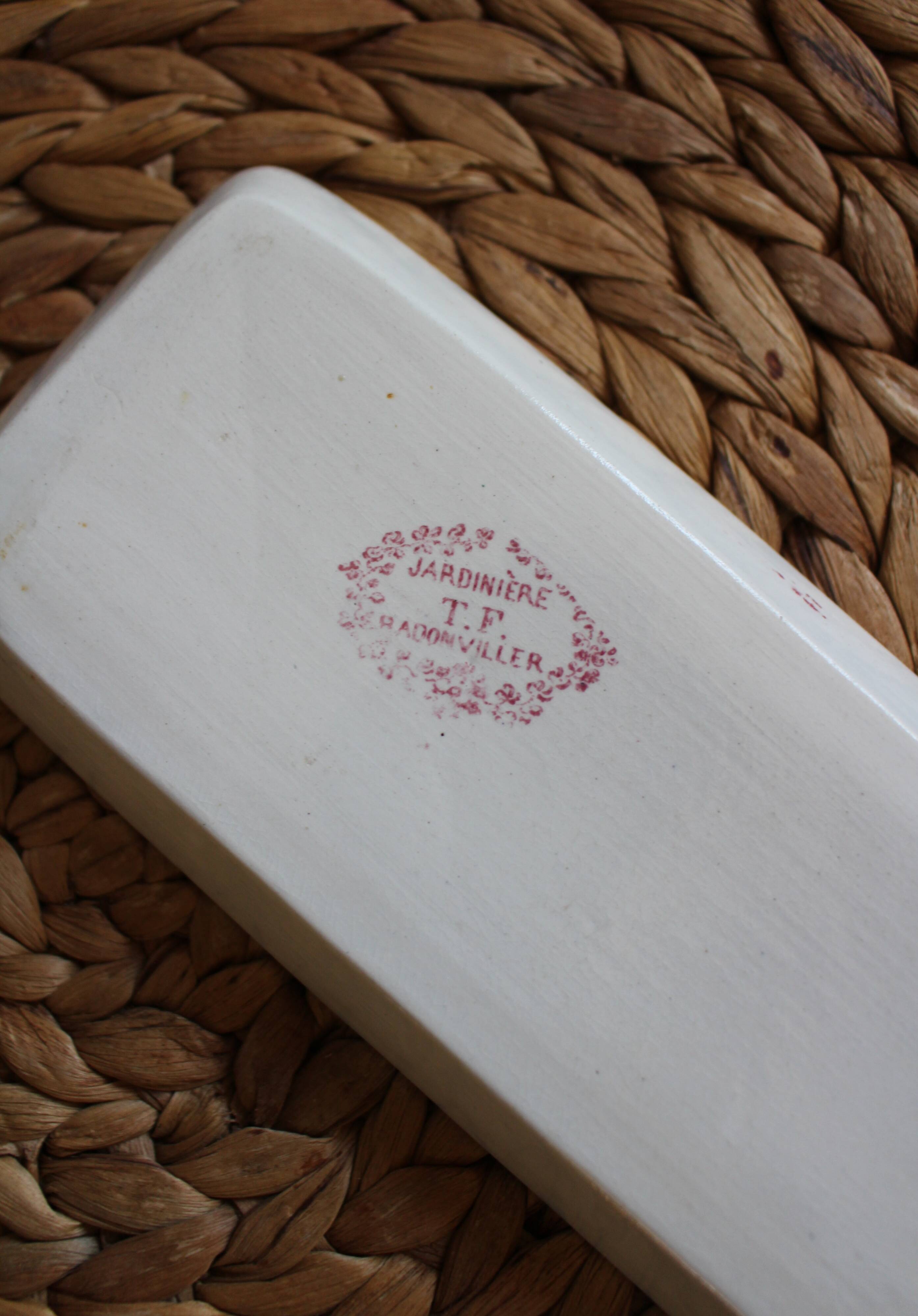 Vide Poche Porte savon rose Jardinière Badonviller