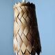 Swivel Arm Teak Wall Lamp With Pine Veneer Shade By Unknown Designer, Sweden 1960S