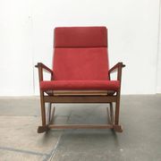 Danish rocking chair from the mid-century by Poul Volther for Frem Røjle.