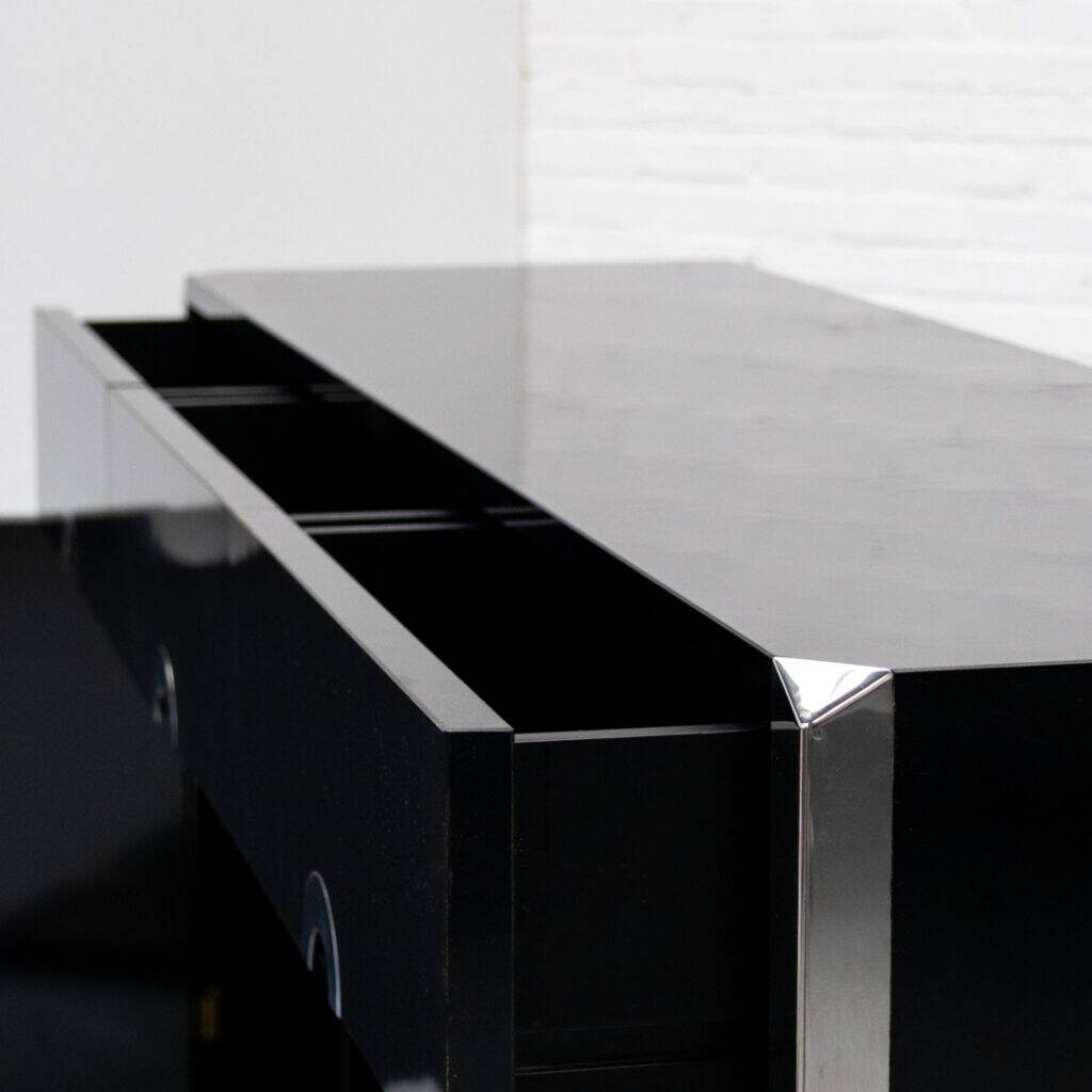 Italian Alveo Sideboard by Willy Rizzo 1970s