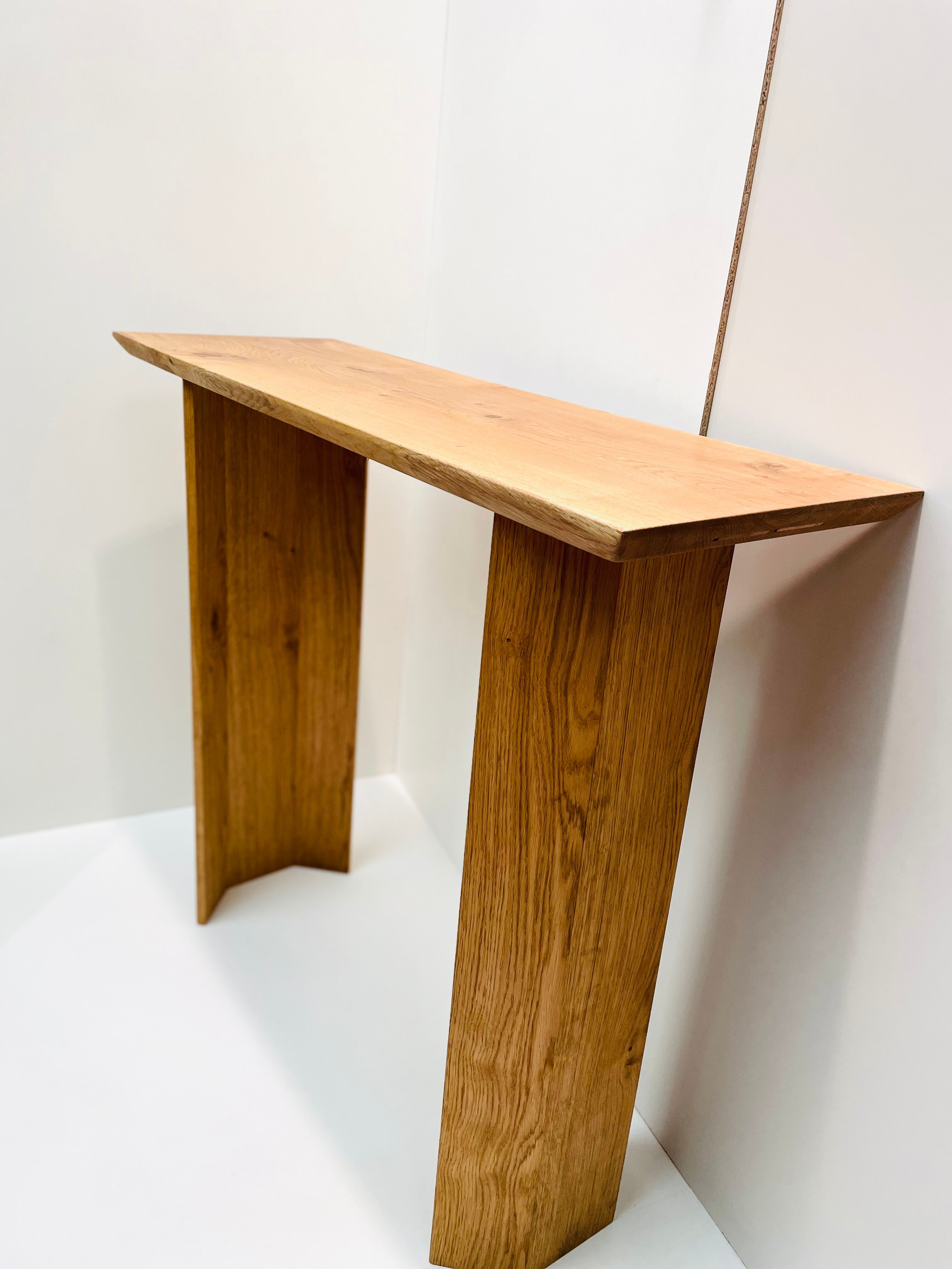 Solid wood console