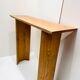 Solid wood console