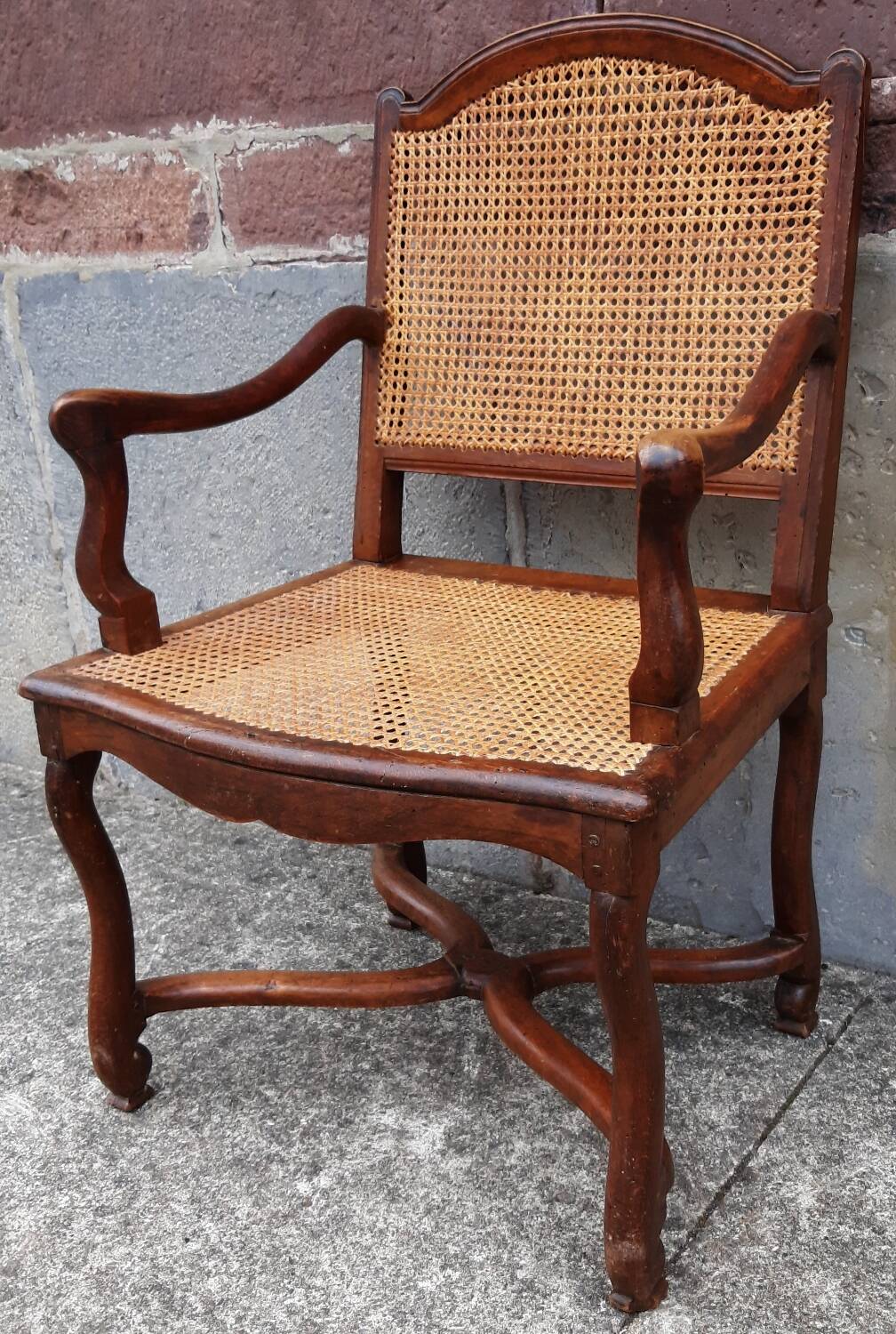Fauteuil canné, 18ème siècle
